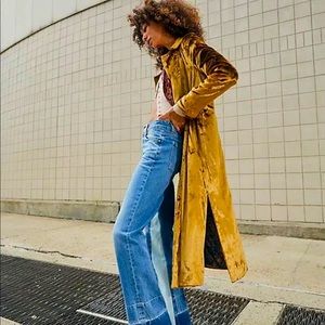 Free People Gold Sienna Duster